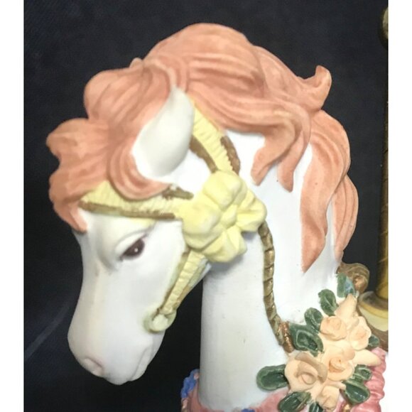 Heritage House Carousel Melodies County Fair Horse Figurines 6" Tall Set of 4 - Picture 11 of 15